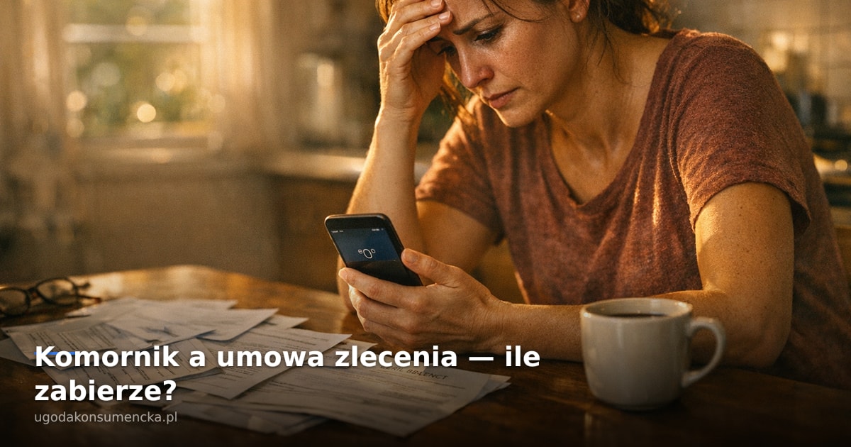 Komornik a Umowa Zlecenia — Ile Zabierze?