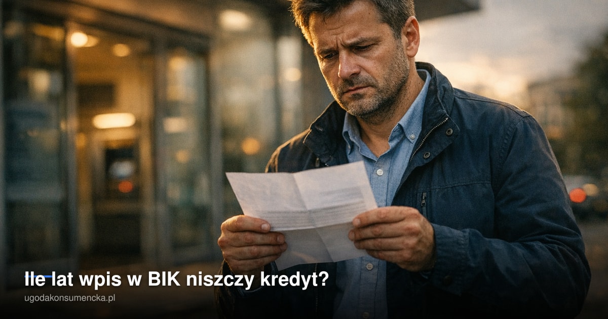 Ile lat widnieje wpis w BIK?