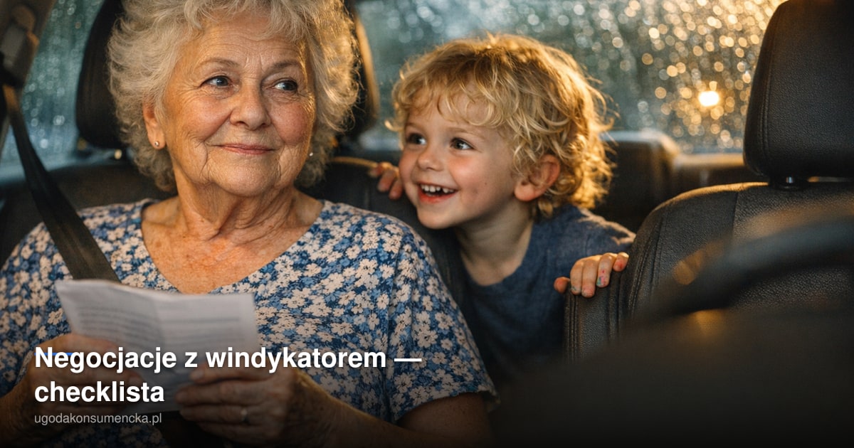 Negocjacje z windykatorem — checklista