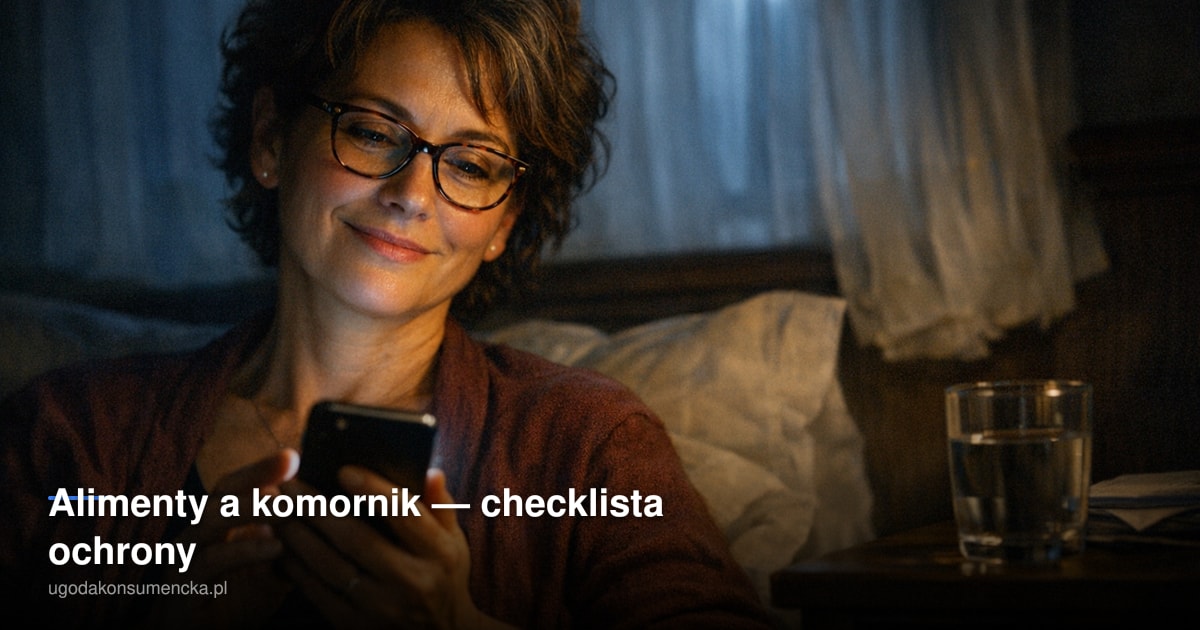 Alimenty a komornik — checklista ochrony