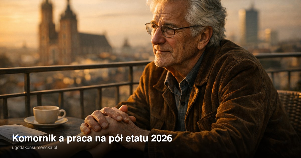Komornik a praca na pół etatu 2026