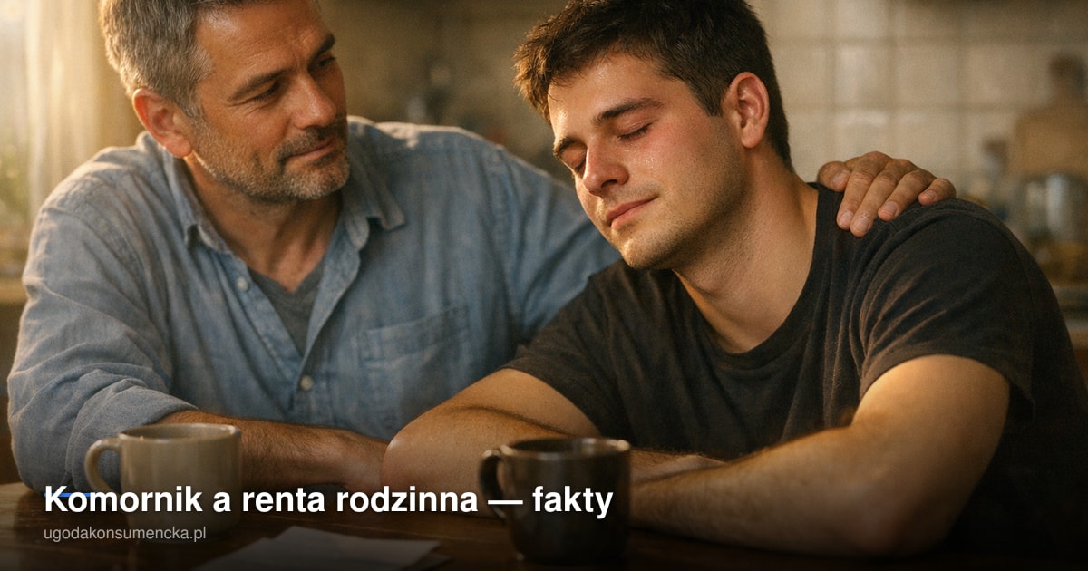 Komornik a renta rodzinna — fakty