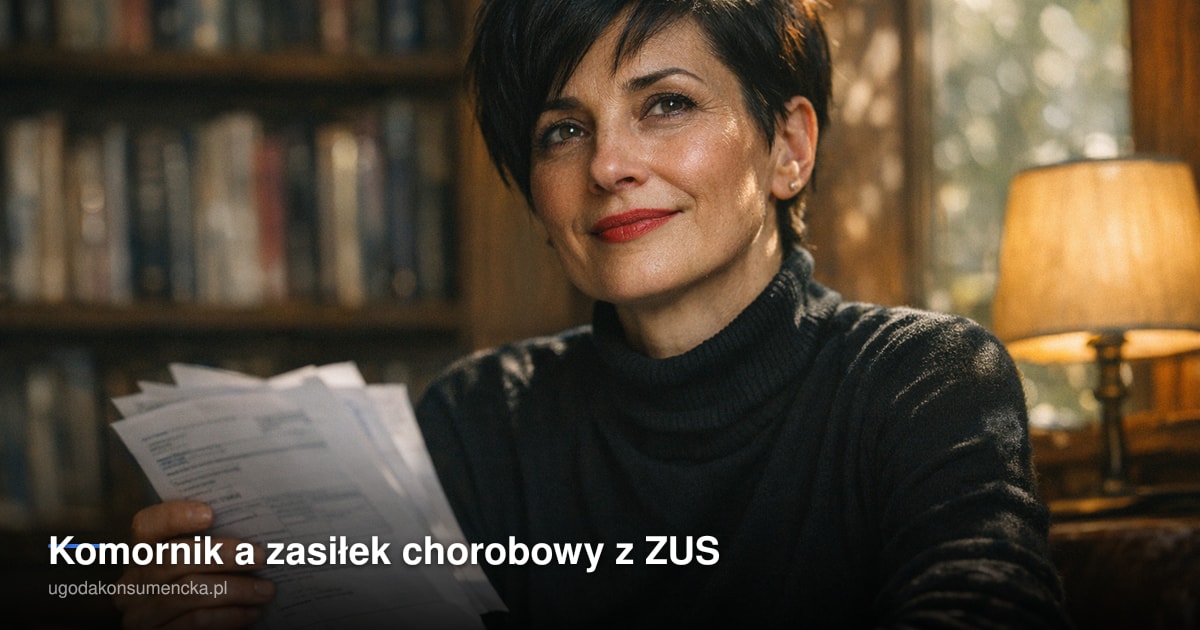 Komornik a zasiłek chorobowy z ZUS