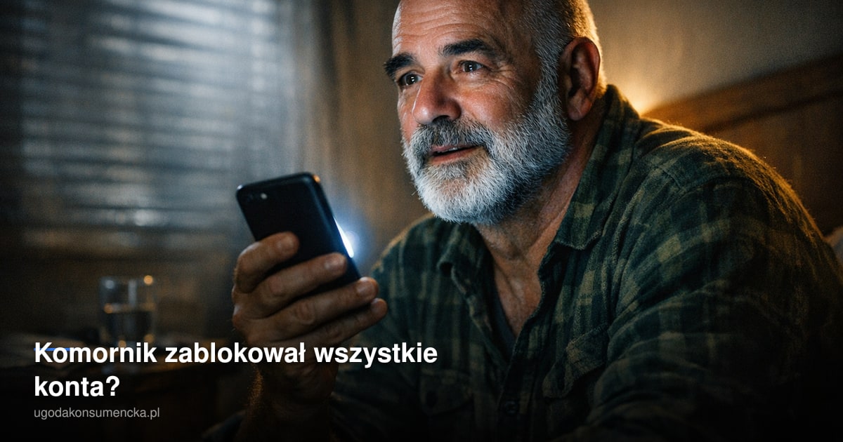 Komornik zablokował wszystkie konta?