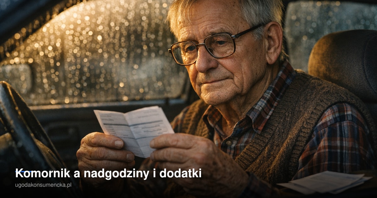 Komornik a nadgodziny i dodatki