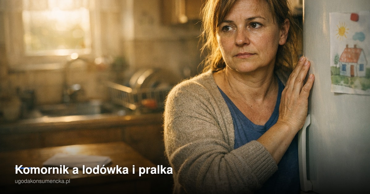 Komornik a lodówka i pralka