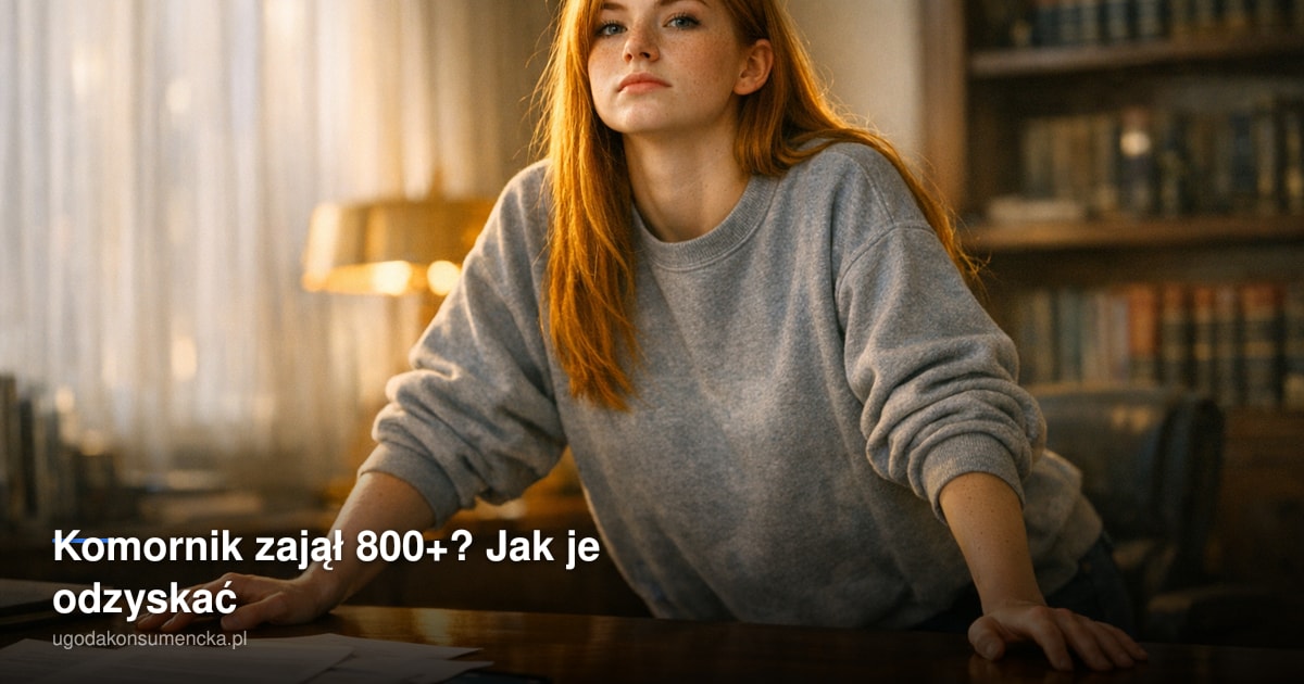 Komornik zajął 800+? Jak je odzyskać