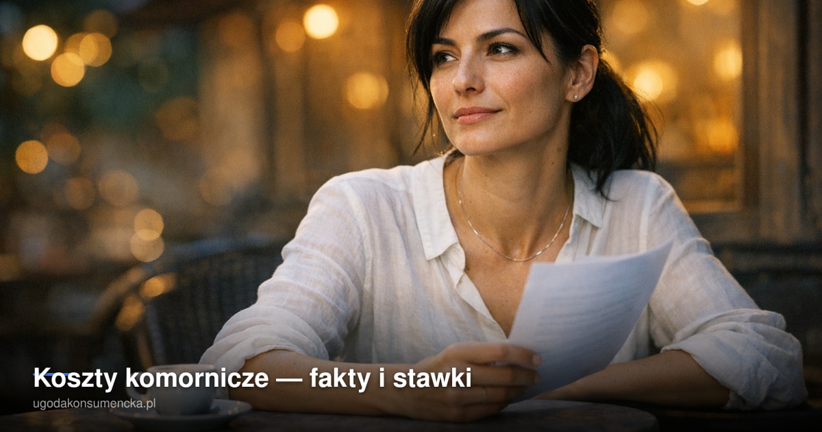 Koszty komornicze — fakty i stawki