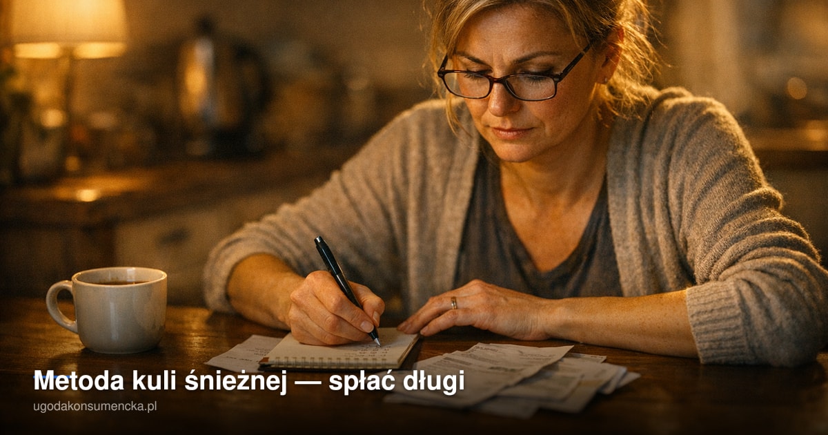 Metoda kuli śnieżnej — spłać długi