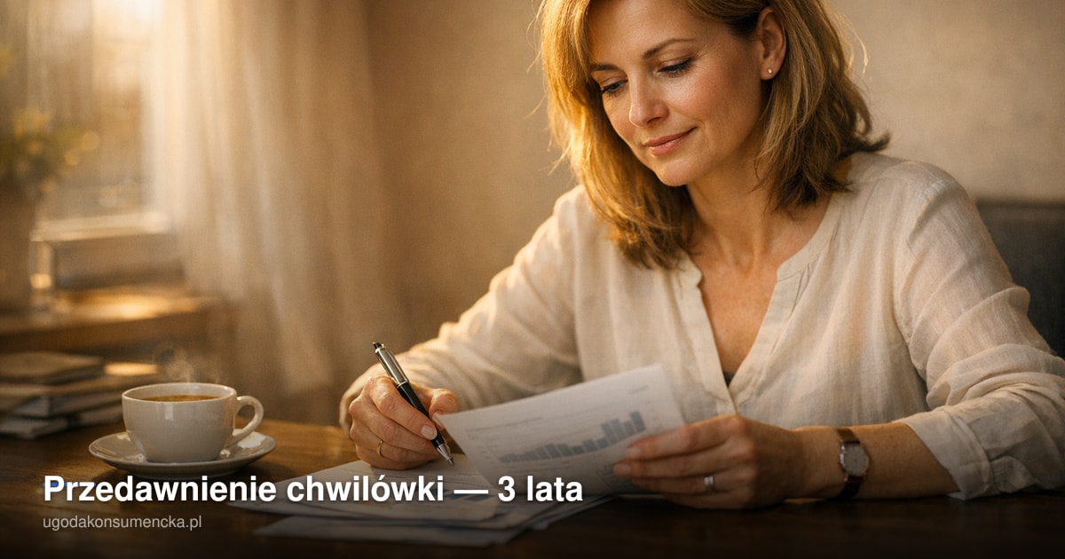 Przedawnienie chwilówki — 3 lata