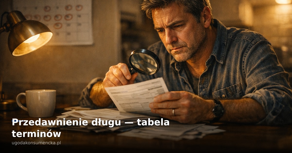 Przedawnienie Długu — Tabela Terminów 2026